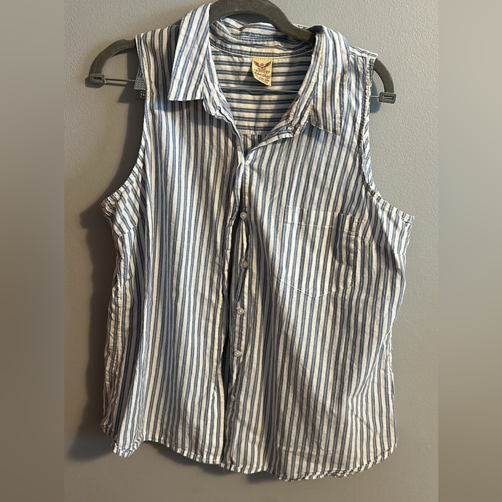Sleeveless cotton top women’s XL